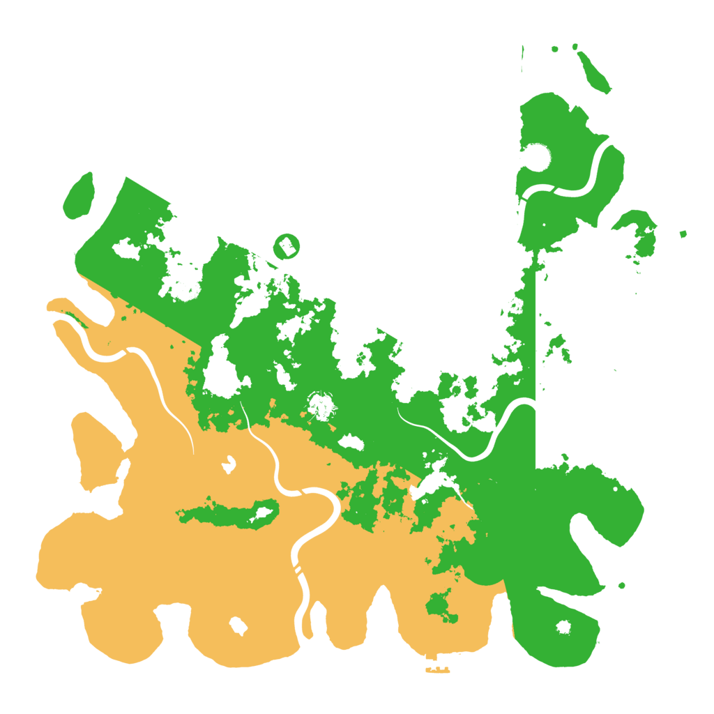 Biome Rust Map: Procedural Map, Size: 4500, Seed: 382892183