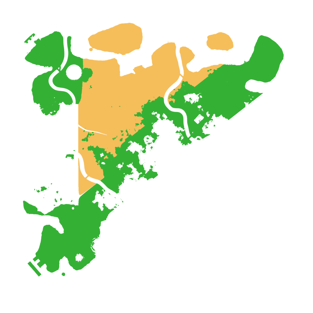 Biome Rust Map: Procedural Map, Size: 3650, Seed: 9900814