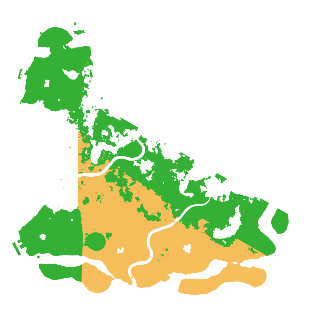 Biome Rust Map: Procedural Map, Size: 4500, Seed: 5464575