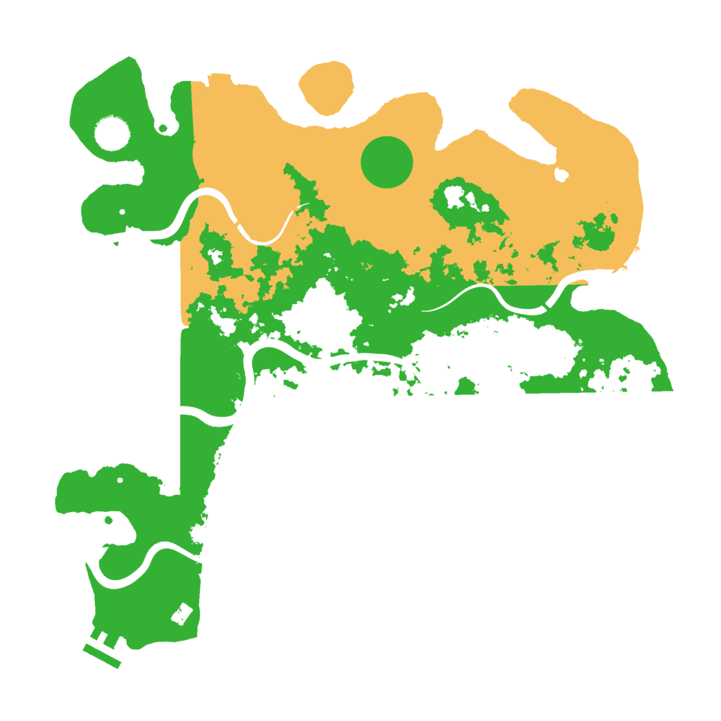 Biome Rust Map: Procedural Map, Size: 3650, Seed: 11659491