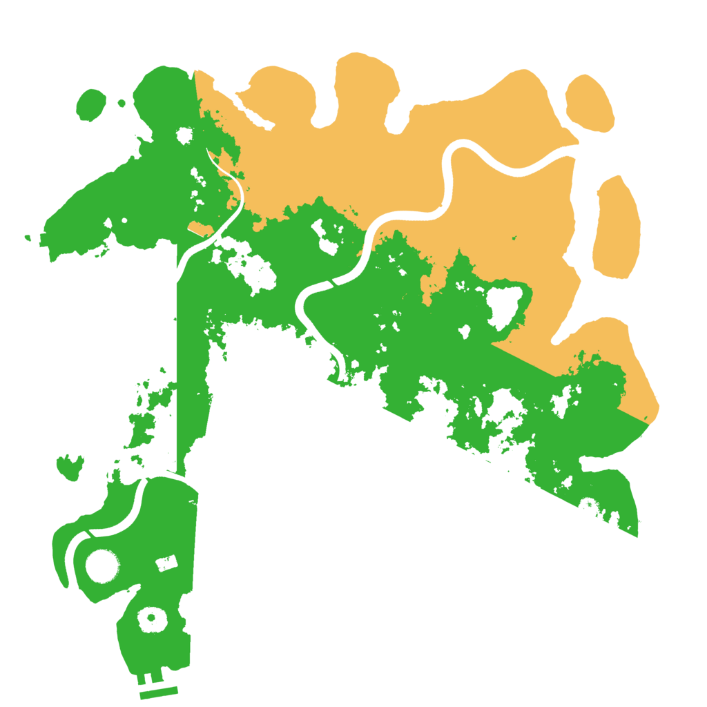 Biome Rust Map: Procedural Map, Size: 3750, Seed: 508940668