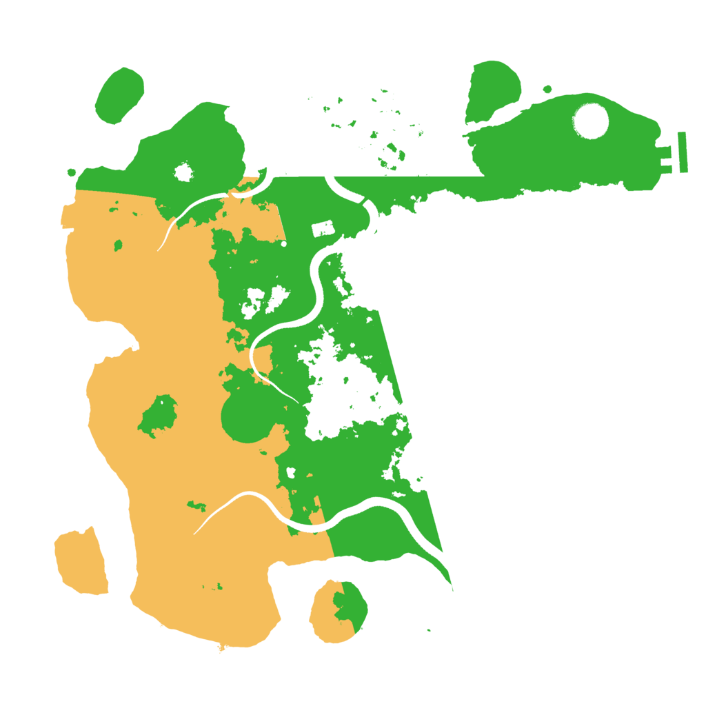 Biome Rust Map: Procedural Map, Size: 3500, Seed: 1905146934
