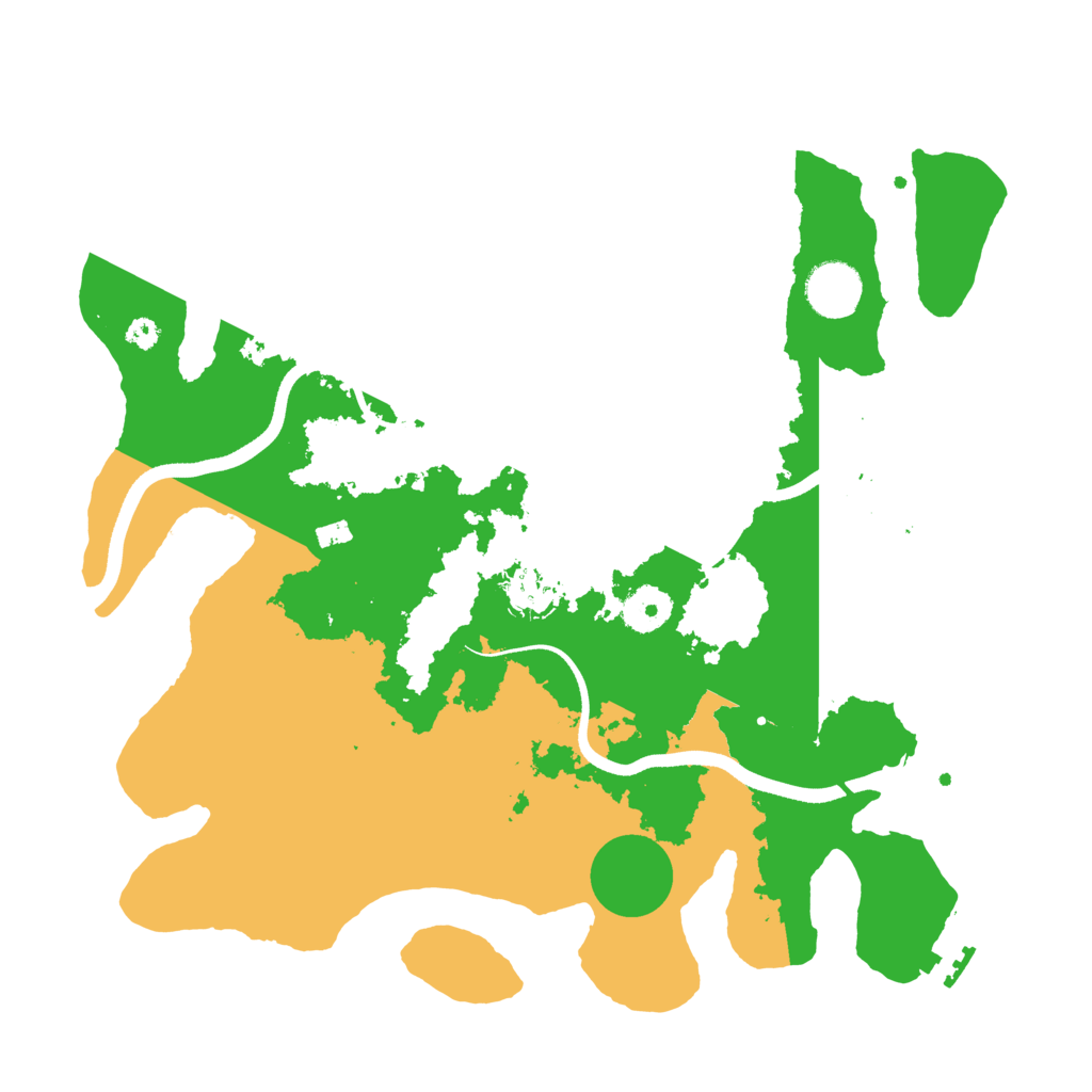 Biome Rust Map: Procedural Map, Size: 3500, Seed: 504253367
