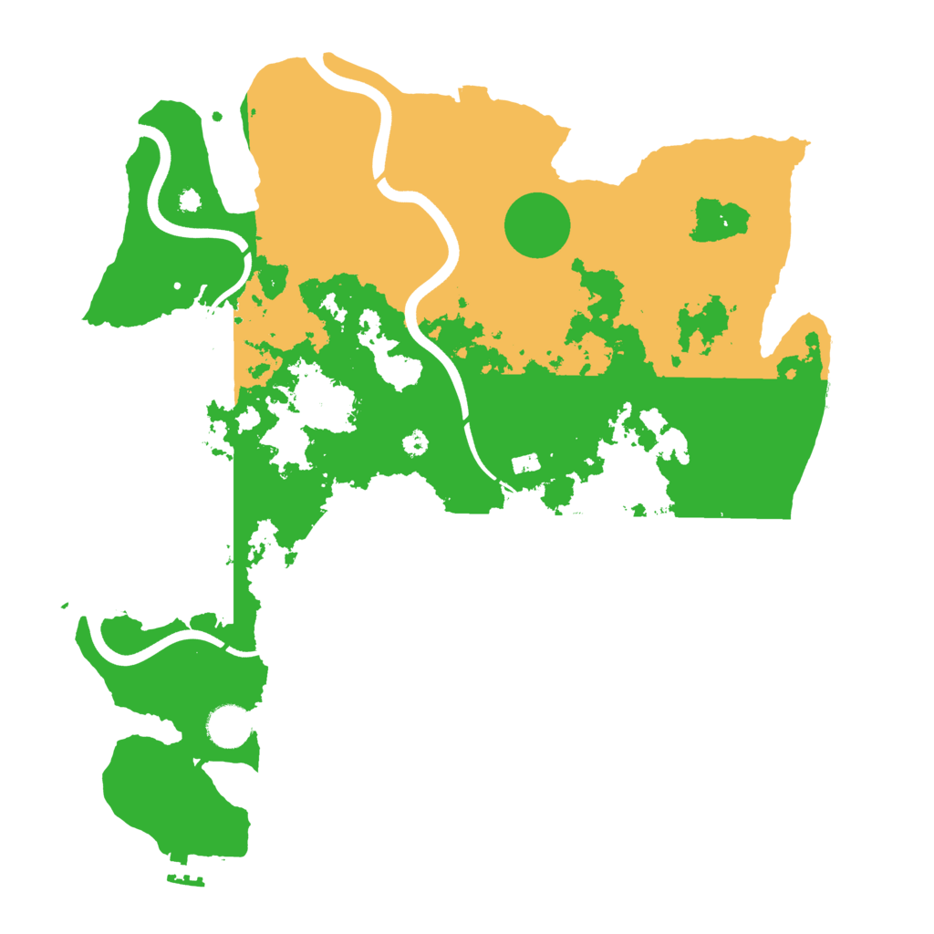 Biome Rust Map: Procedural Map, Size: 3750, Seed: 1505101015