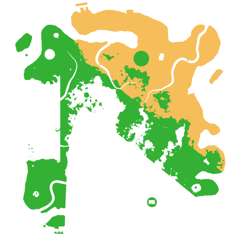 Biome Rust Map: Procedural Map, Size: 4100, Seed: 160226
