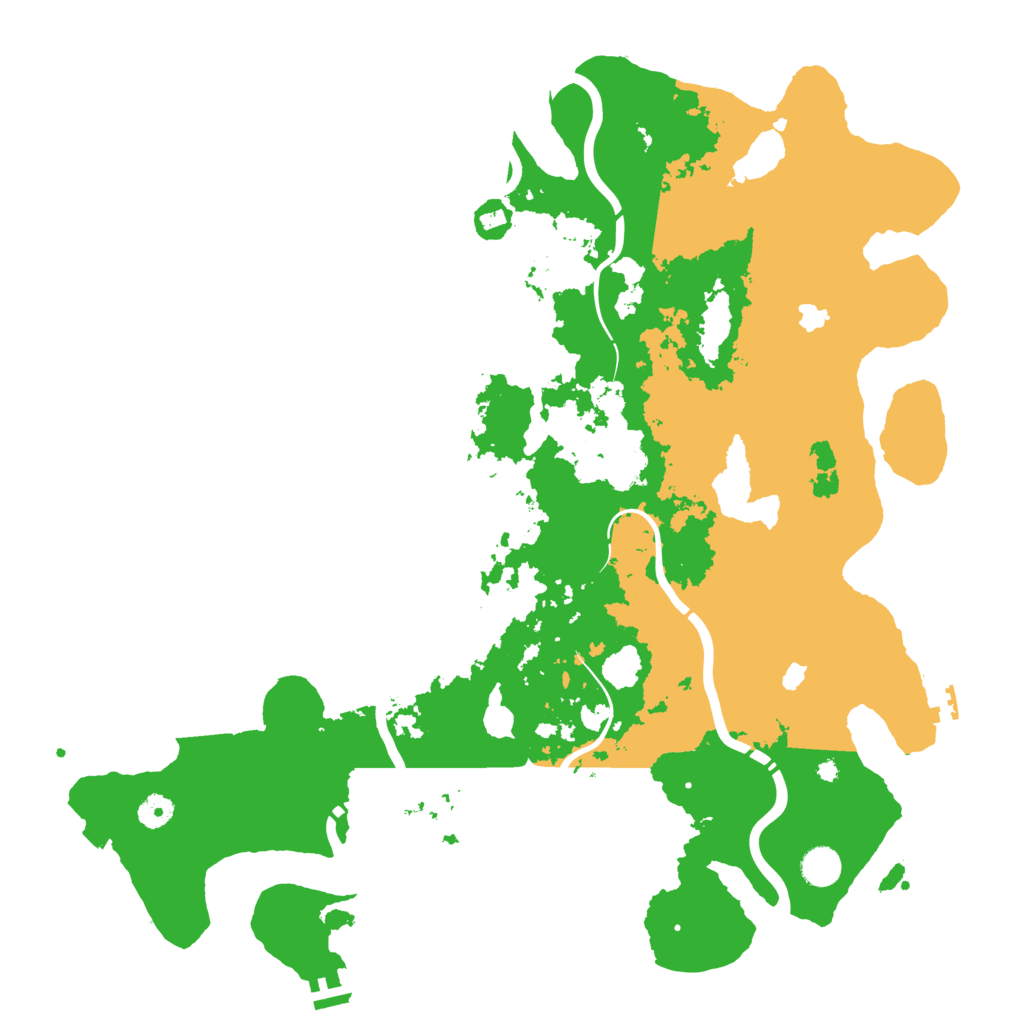Biome Rust Map: Procedural Map, Size: 4500, Seed: 974721971