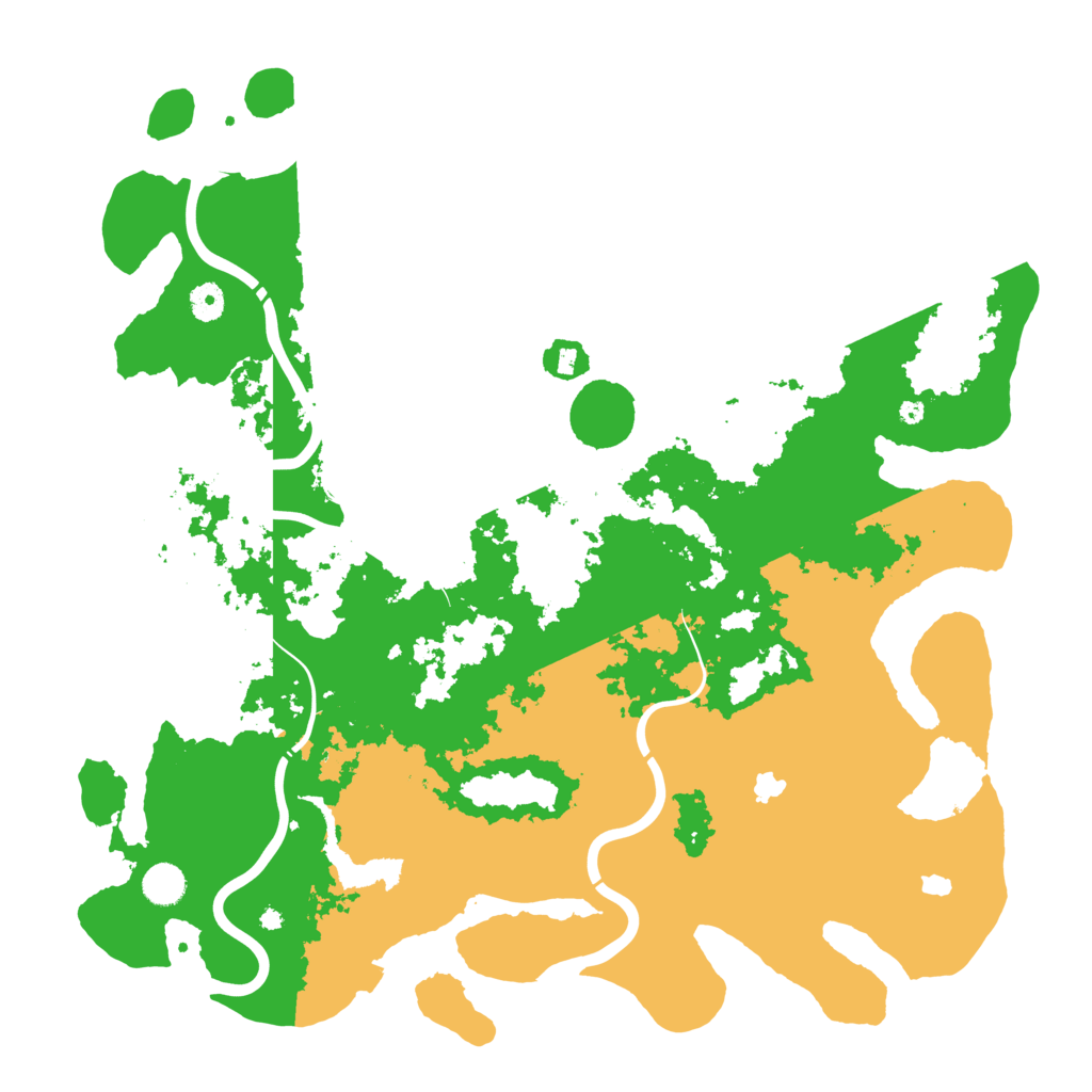 Biome Rust Map: Procedural Map, Size: 4500, Seed: 565724237