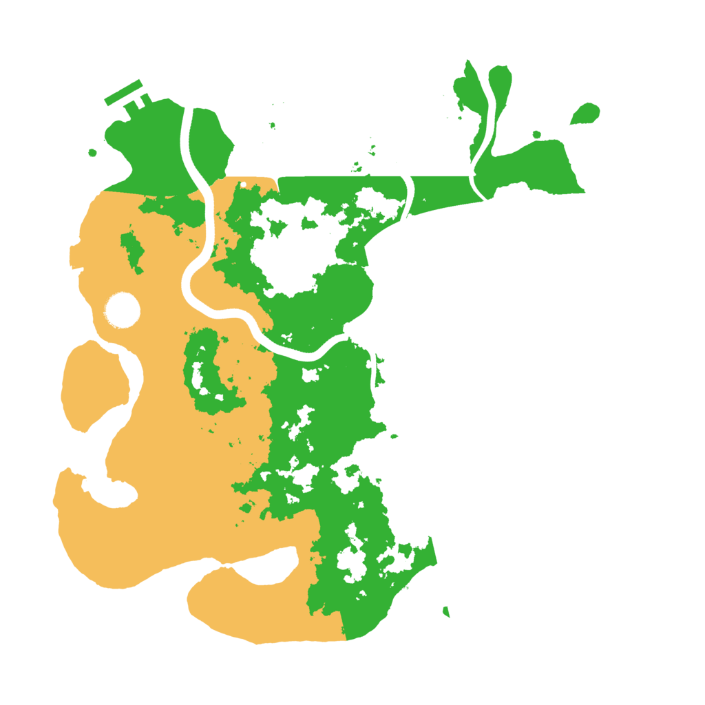 Biome Rust Map: Procedural Map, Size: 3500, Seed: 452248