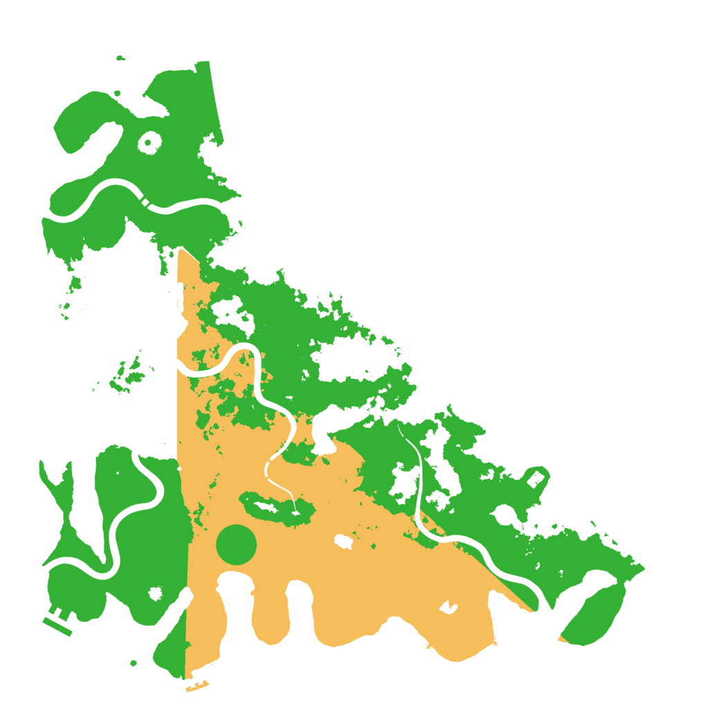 Biome Rust Map: Procedural Map, Size: 4600, Seed: 1246489