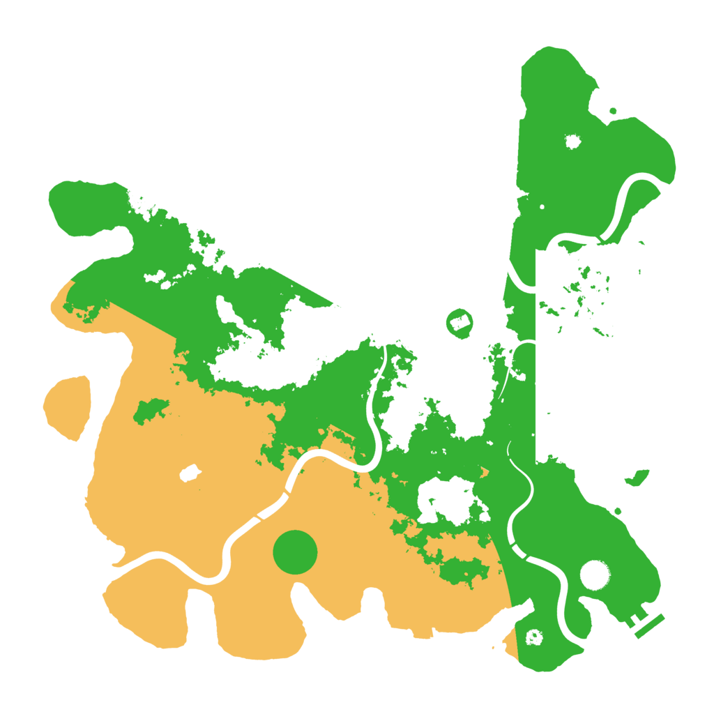 Biome Rust Map: Procedural Map, Size: 4250, Seed: 1094912970