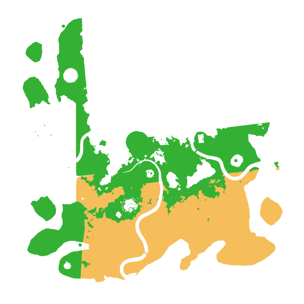 Biome Rust Map: Procedural Map, Size: 3750, Seed: 2038301305