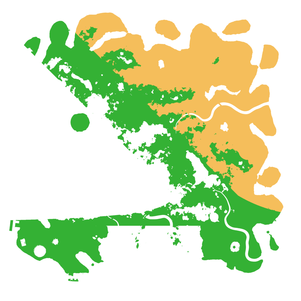 Biome Rust Map: Procedural Map, Size: 4500, Seed: 849474688
