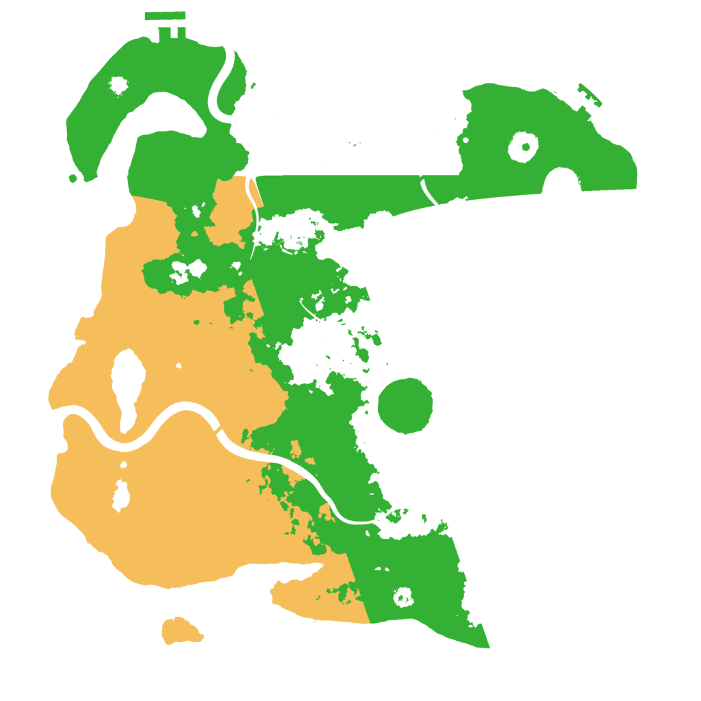 Biome Rust Map: Procedural Map, Size: 3500, Seed: 528577341