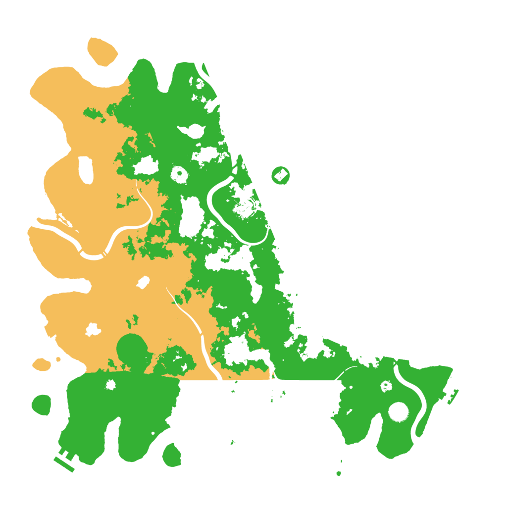 Biome Rust Map: Procedural Map, Size: 4500, Seed: 673336284