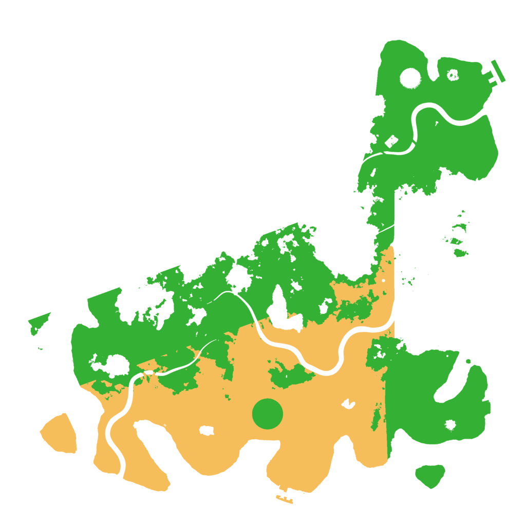 Biome Rust Map: Procedural Map, Size: 4500, Seed: 1838448028