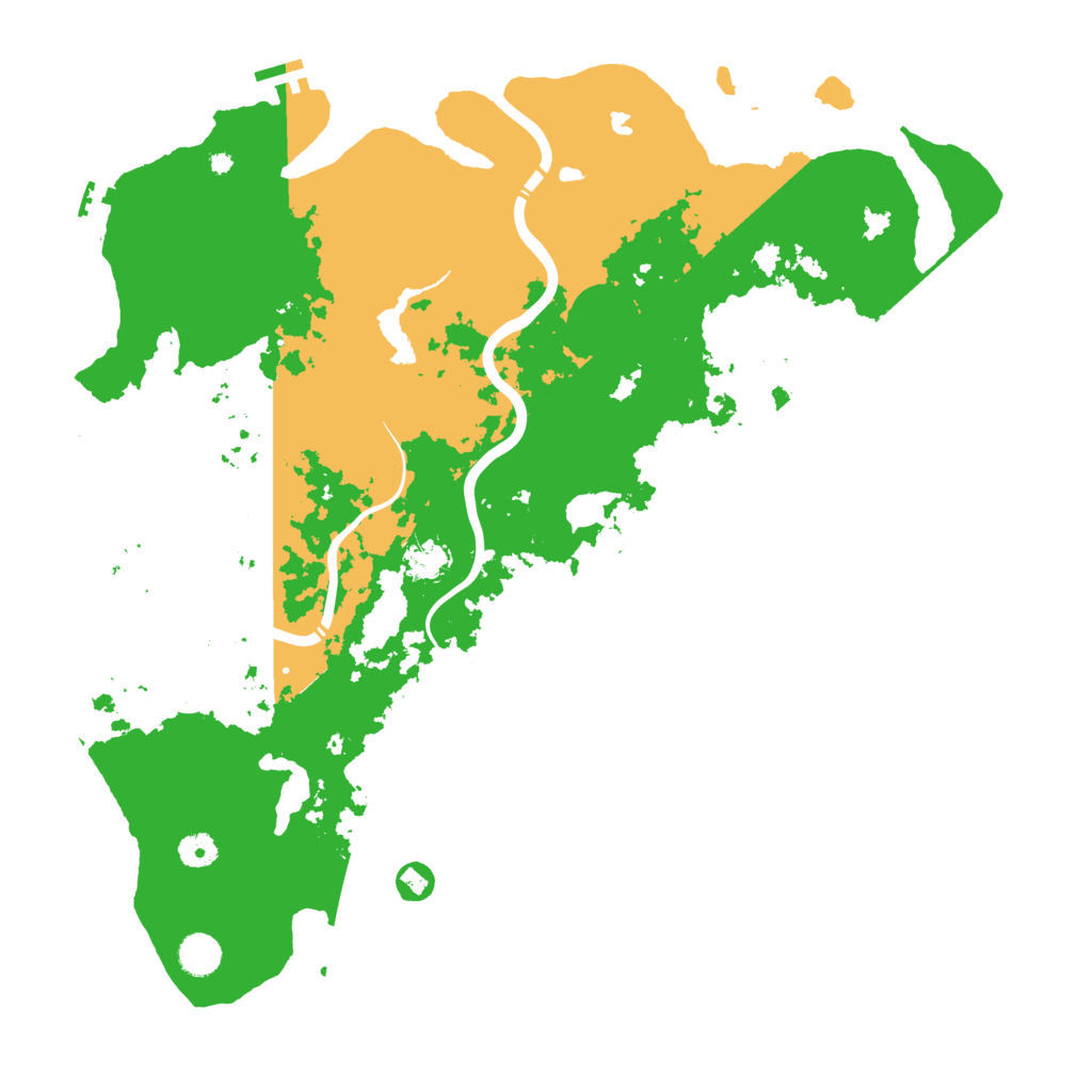 Biome Rust Map: Procedural Map, Size: 4500, Seed: 9512453
