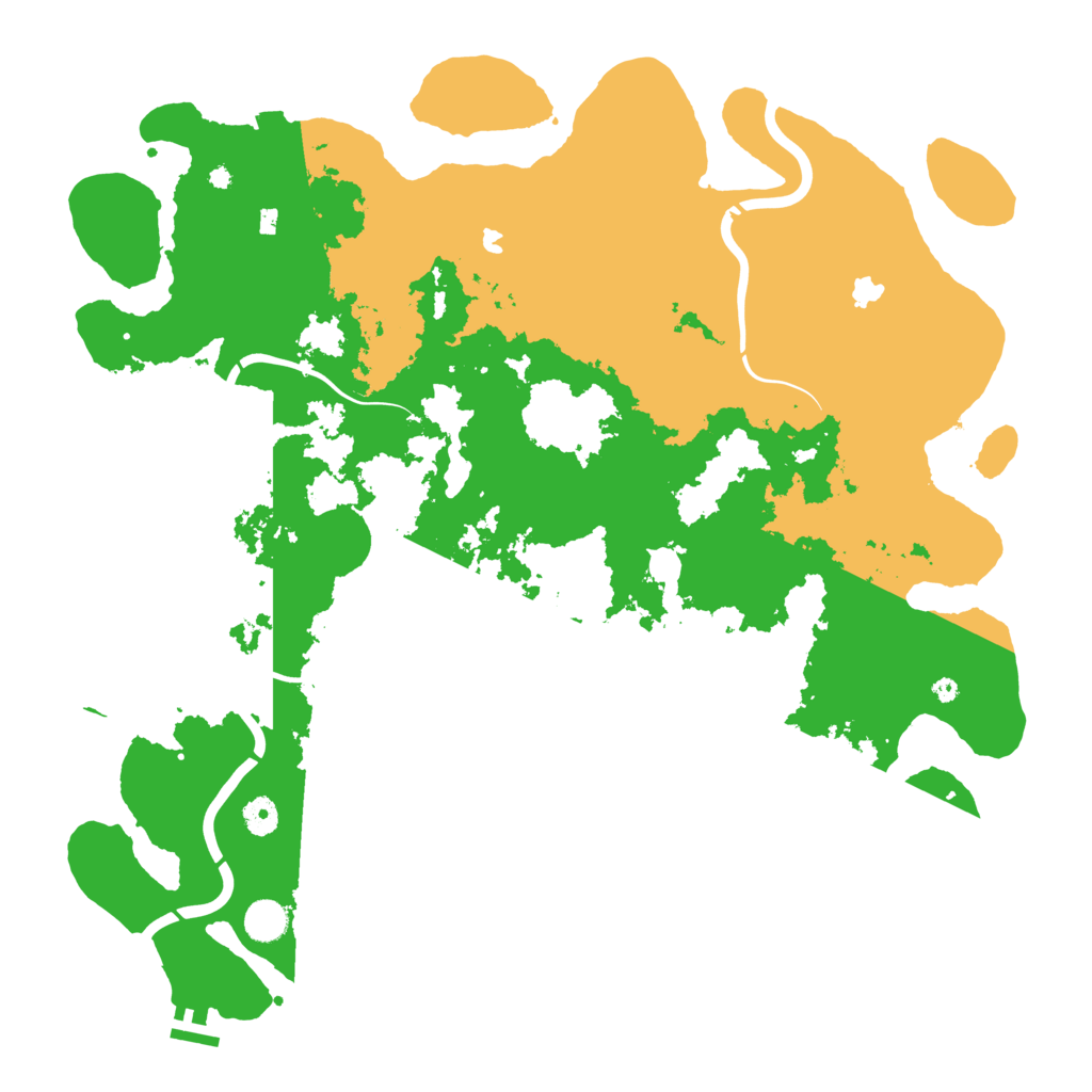 Biome Rust Map: Procedural Map, Size: 4500, Seed: 1355939777