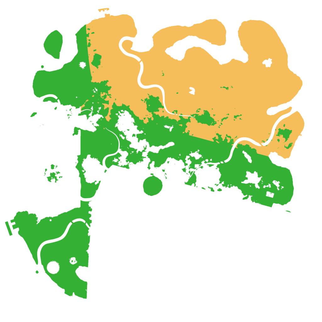 Biome Rust Map: Procedural Map, Size: 4500, Seed: 802380629