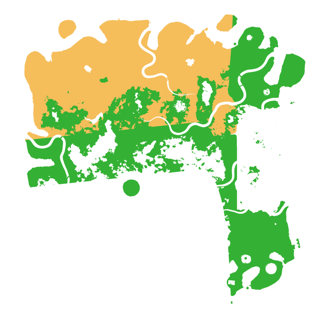 Biome Rust Map: Procedural Map, Size: 5000, Seed: 1853496501