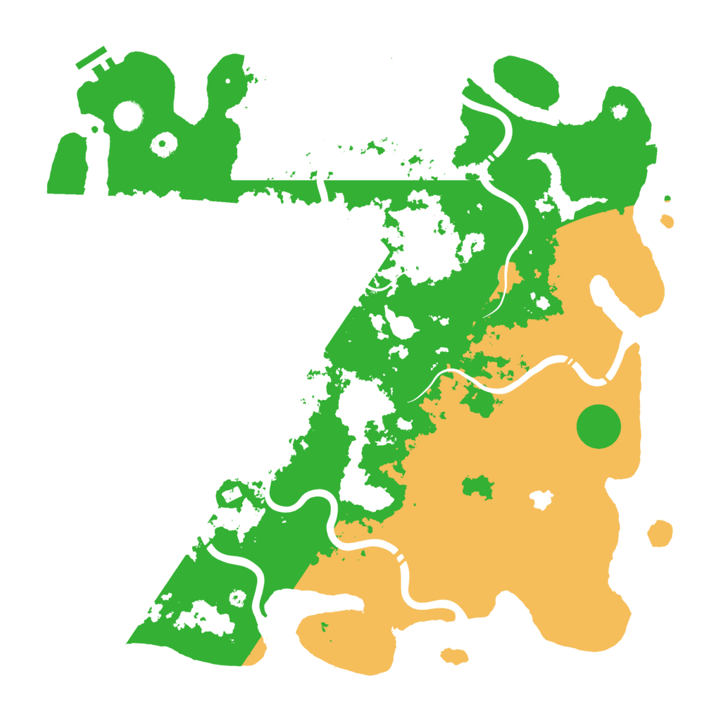 Biome Rust Map: Procedural Map, Size: 4300, Seed: 1423951508
