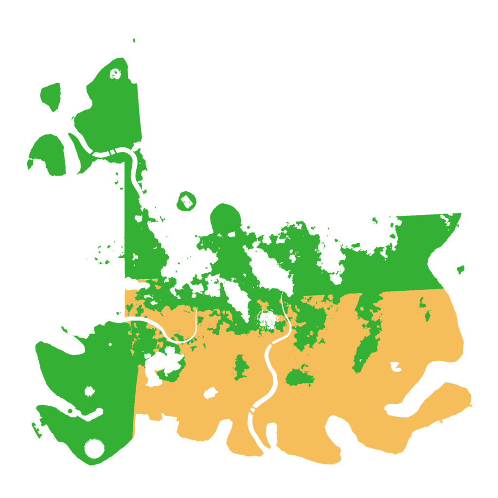 Biome Rust Map: Procedural Map, Size: 4500, Seed: 1111517765