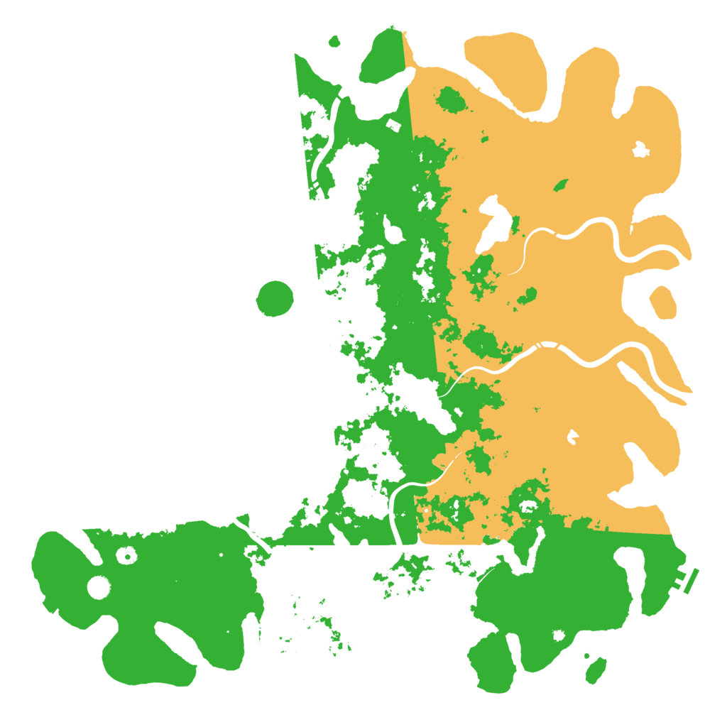 Biome Rust Map: Procedural Map, Size: 5500, Seed: 279573653