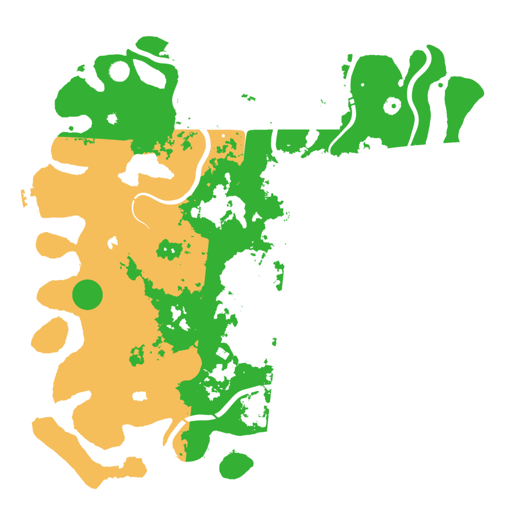 Biome Rust Map: Procedural Map, Size: 4500, Seed: 324110176