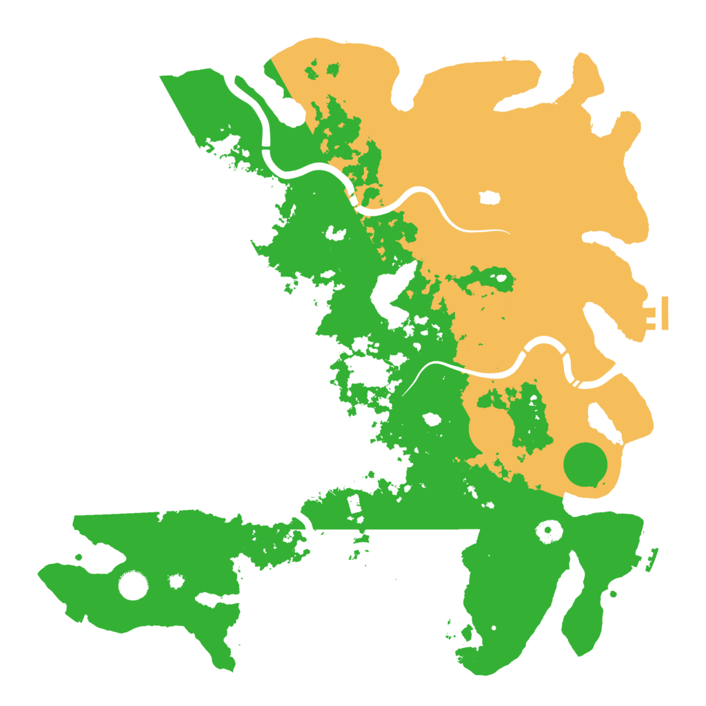 Biome Rust Map: Procedural Map, Size: 4250, Seed: 1145327669