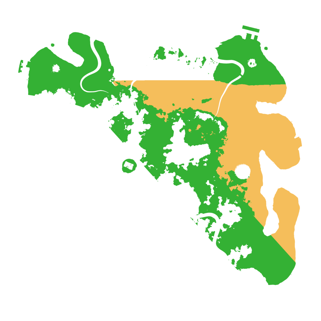 Biome Rust Map: Procedural Map, Size: 3750, Seed: 1840547592