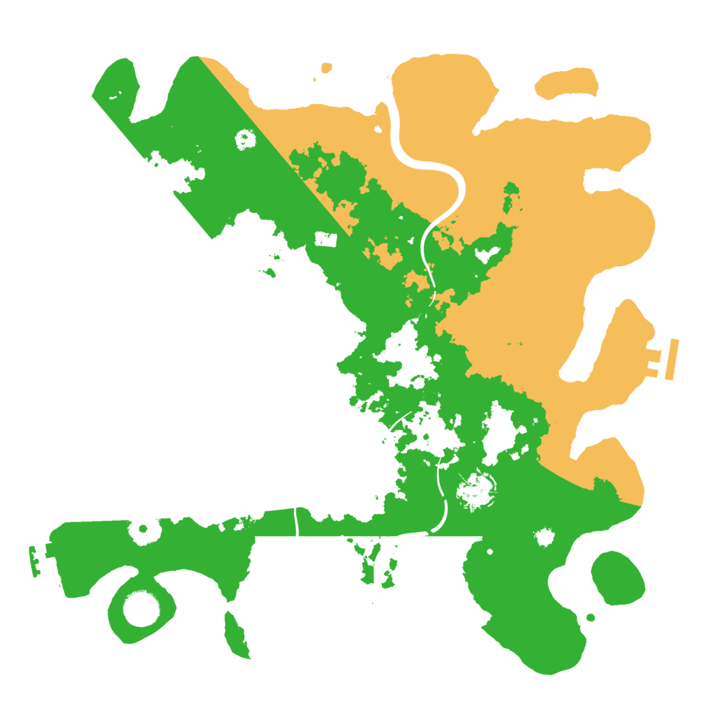 Biome Rust Map: Procedural Map, Size: 3500, Seed: 802082262