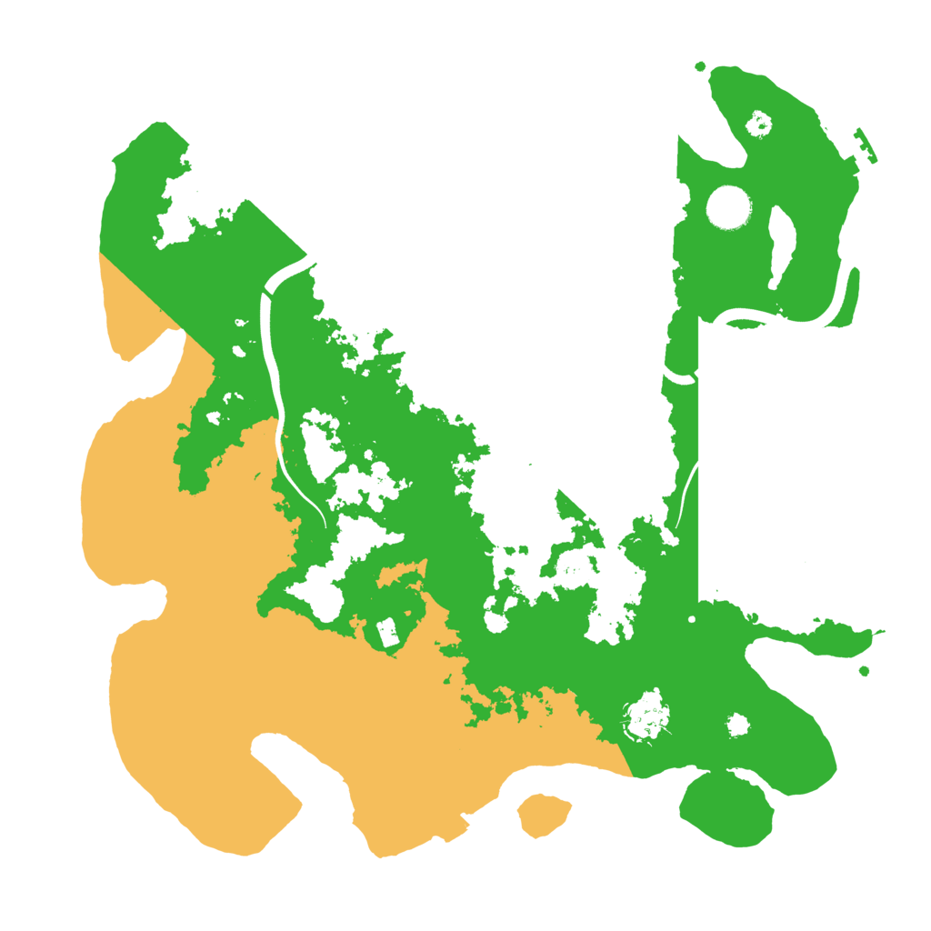 Biome Rust Map: Procedural Map, Size: 3700, Seed: 849114878