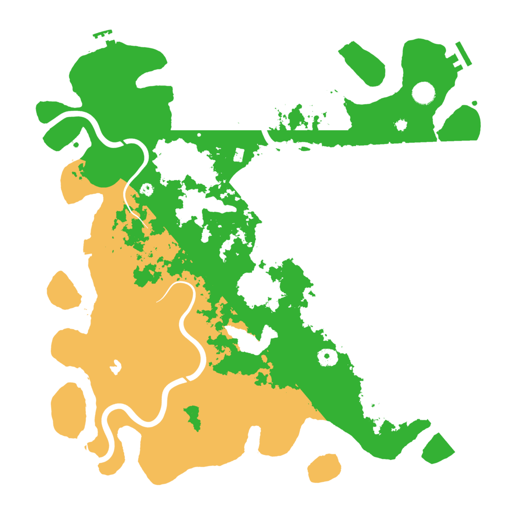 Biome Rust Map: Procedural Map, Size: 4050, Seed: 136737458