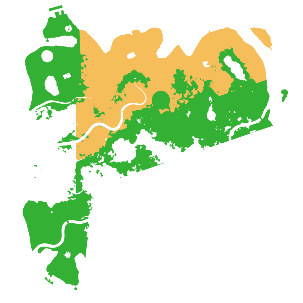 Biome Rust Map: Procedural Map, Size: 4500, Seed: 2118266760
