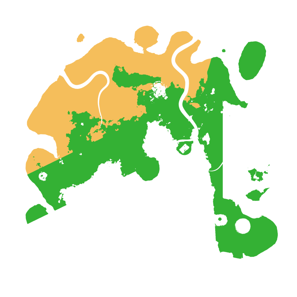 Biome Rust Map: Procedural Map, Size: 3500, Seed: 2104302273