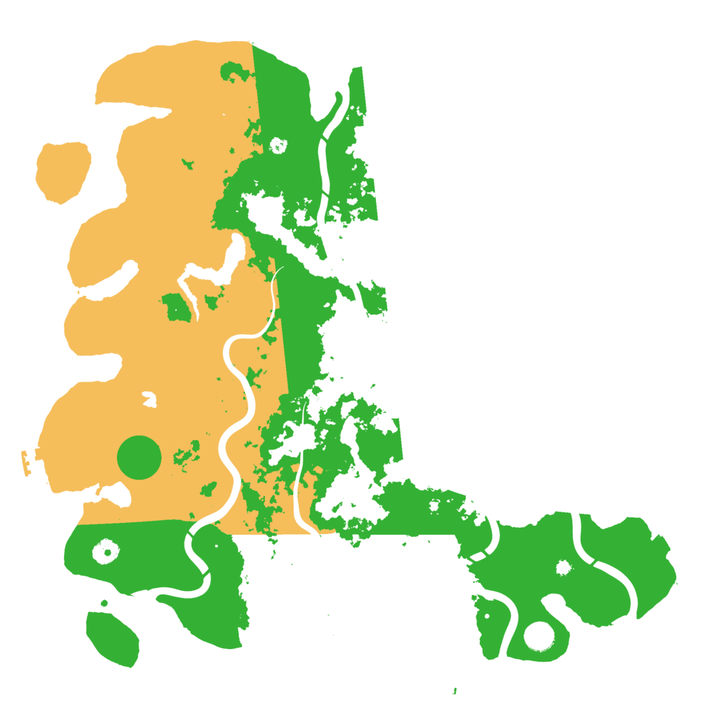 Biome Rust Map: Procedural Map, Size: 4250, Seed: 1289664301