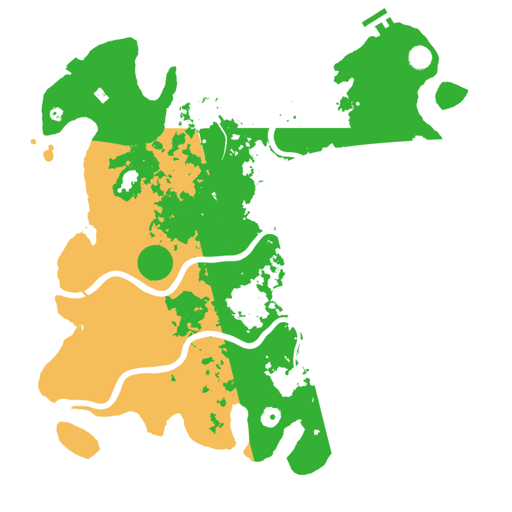 Biome Rust Map: Procedural Map, Size: 3827, Seed: 1040365417