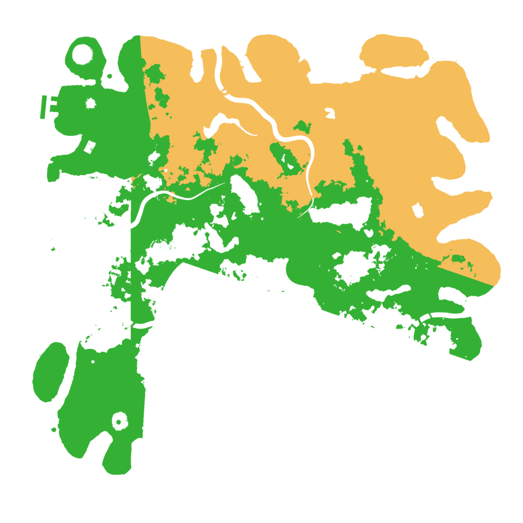 Biome Rust Map: Procedural Map, Size: 4500, Seed: 1674389680