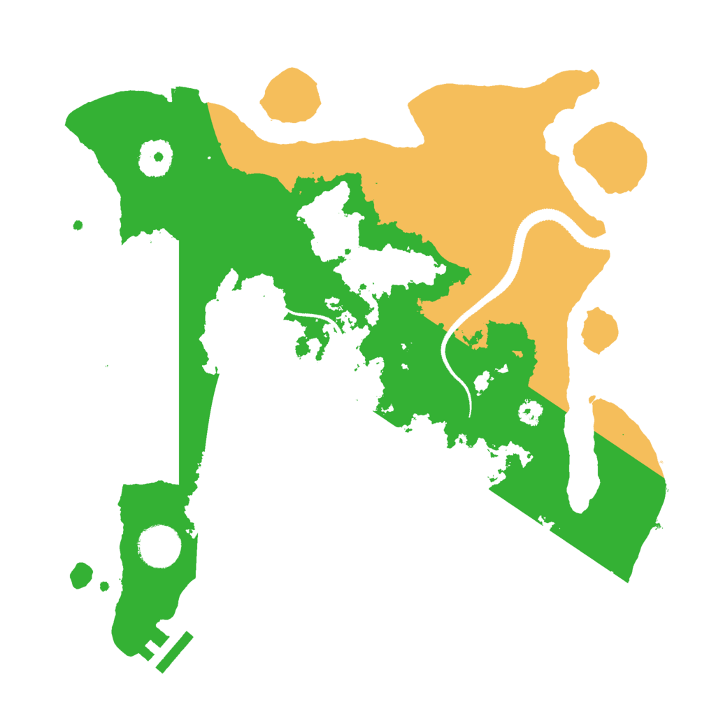 Biome Rust Map: Procedural Map, Size: 3000, Seed: 2101349272