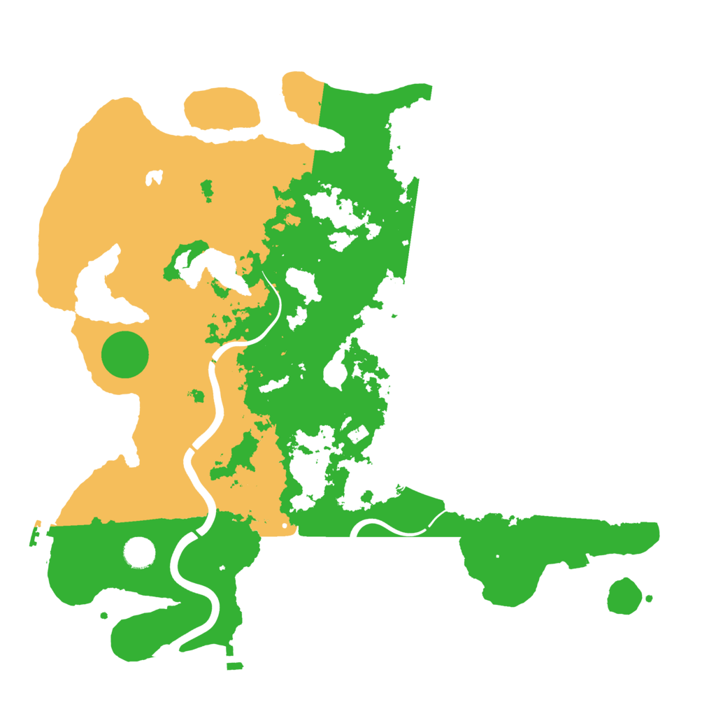 Biome Rust Map: Procedural Map, Size: 4000, Seed: 100097219
