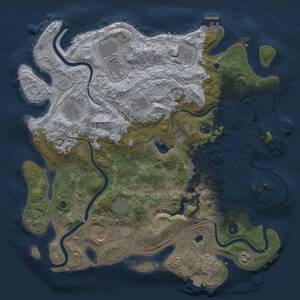 Thumbnail Rust Map: Procedural Map, Size: 4250, Seed: 194415394, 17 Monuments