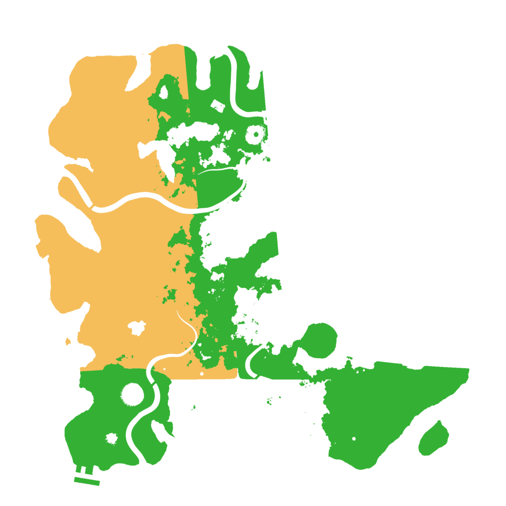 Biome Rust Map: Procedural Map, Size: 4000, Seed: 77333