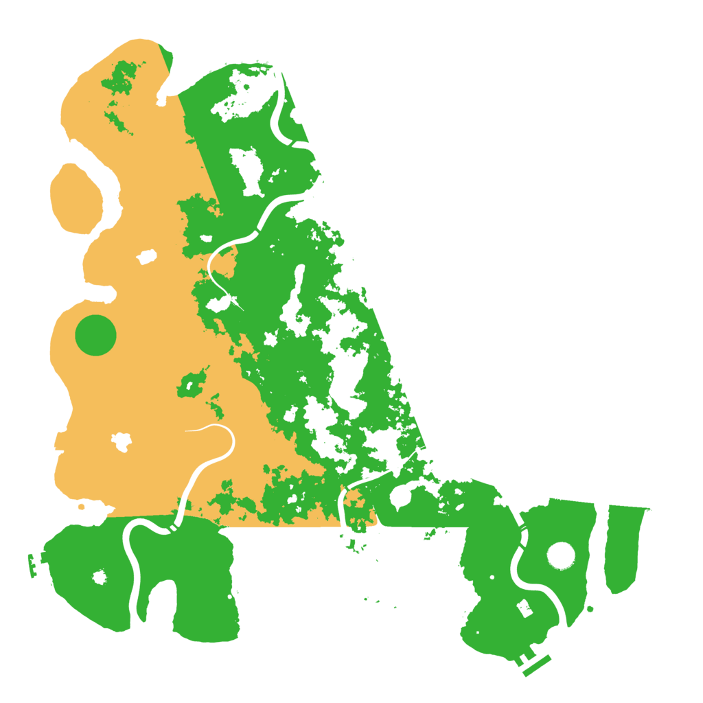 Biome Rust Map: Procedural Map, Size: 4500, Seed: 1806831772