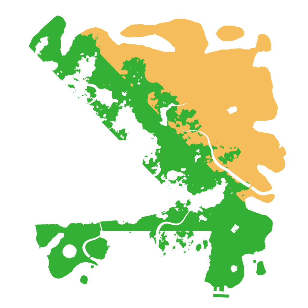 Biome Rust Map: Procedural Map, Size: 4000, Seed: 746190621