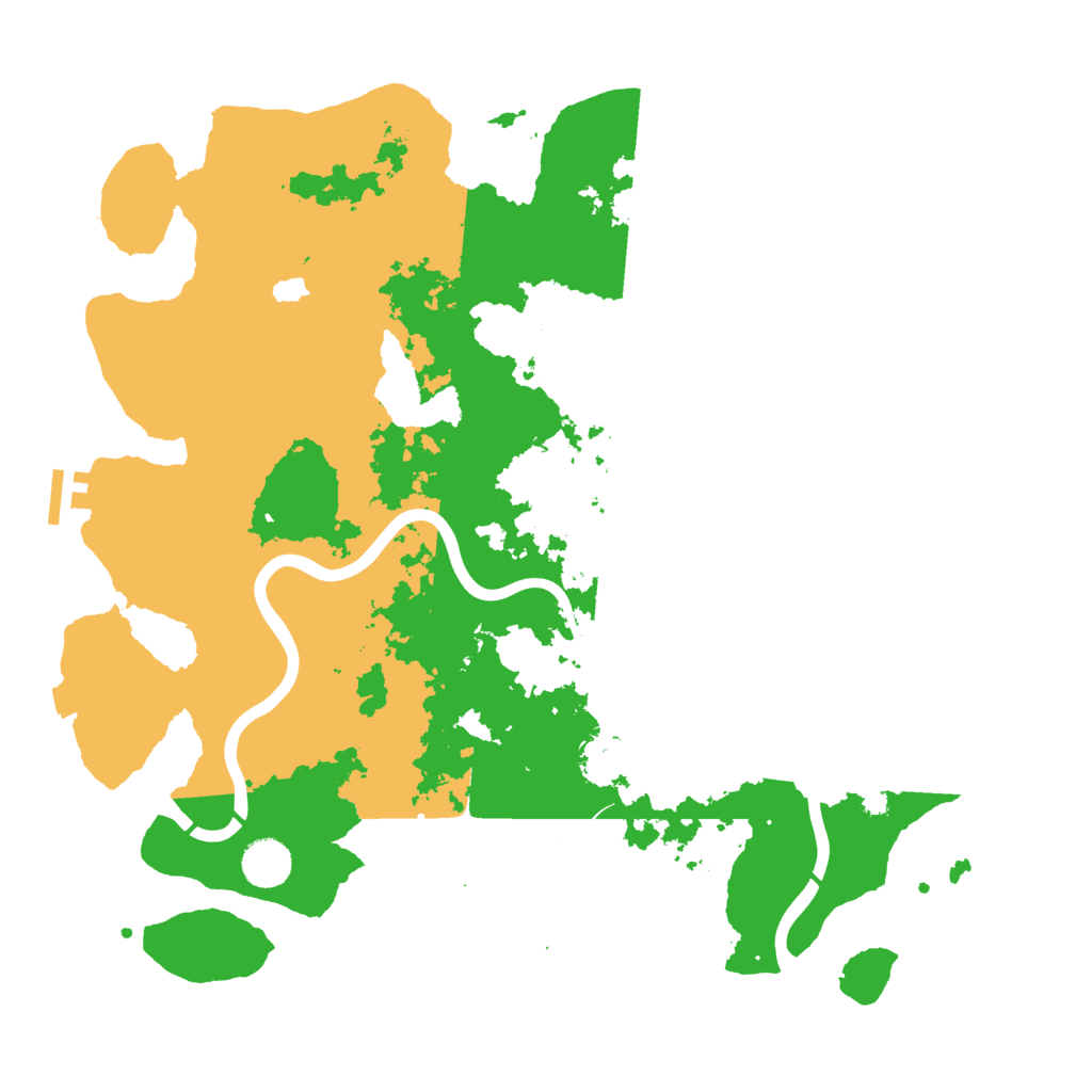 Biome Rust Map: Procedural Map, Size: 4000, Seed: 513491811