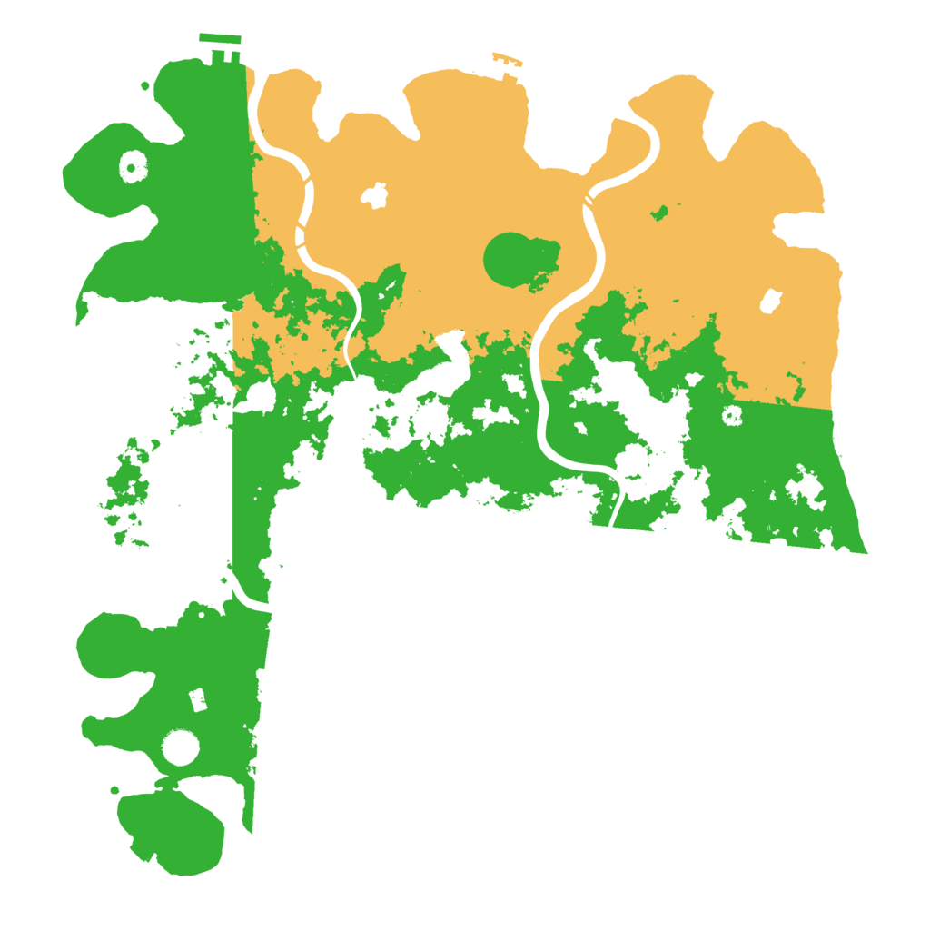 Biome Rust Map: Procedural Map, Size: 4500, Seed: 35178234