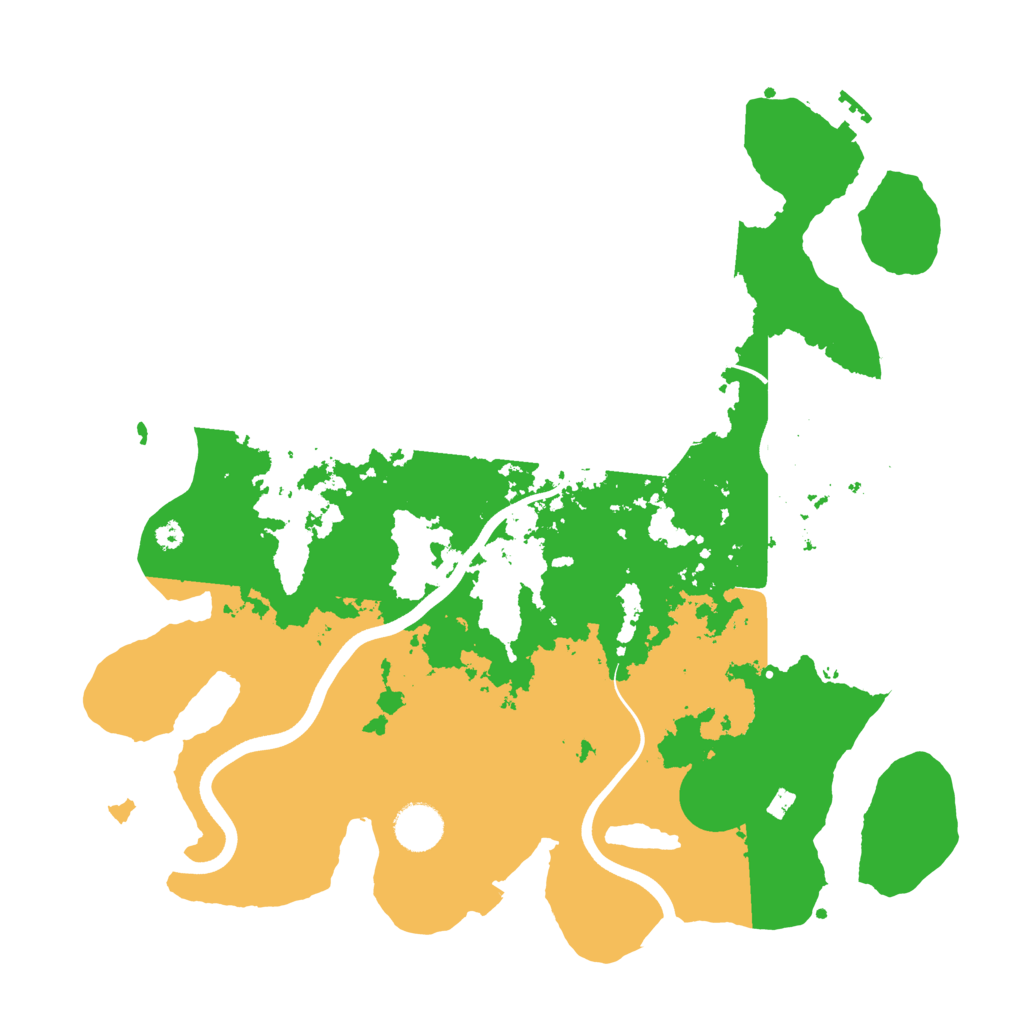 Biome Rust Map: Procedural Map, Size: 3750, Seed: 1413316884