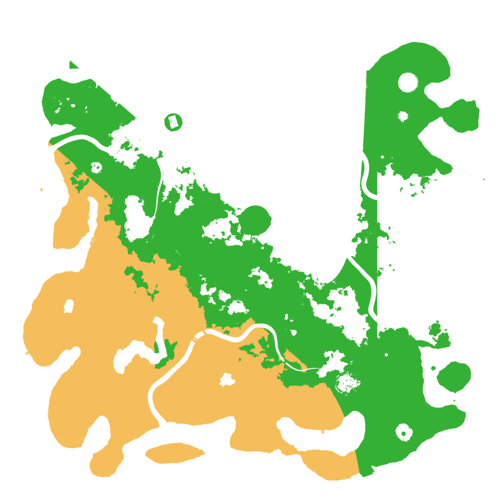 Biome Rust Map: Procedural Map, Size: 4500, Seed: 2000244303