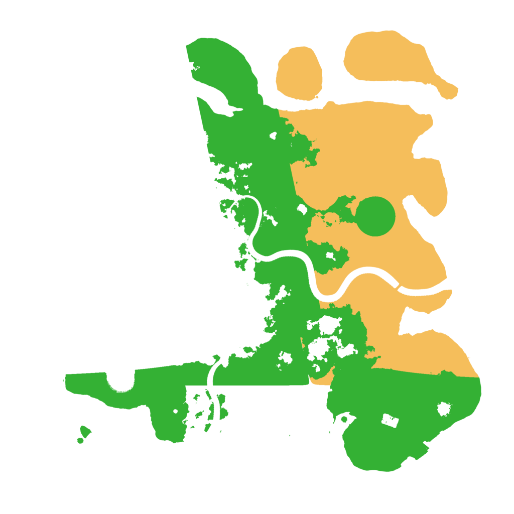 Biome Rust Map: Procedural Map, Size: 3400, Seed: 398899154