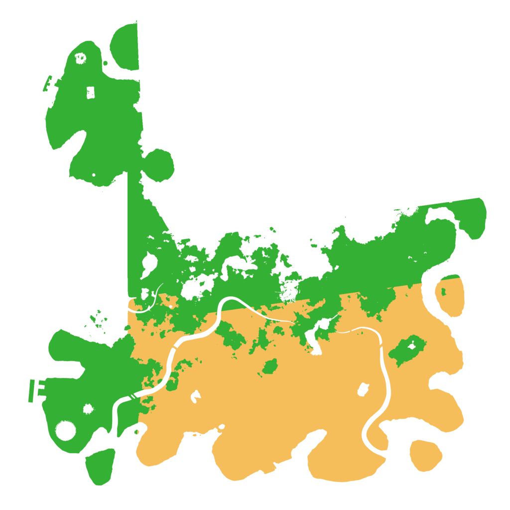 Biome Rust Map: Procedural Map, Size: 4500, Seed: 544028623