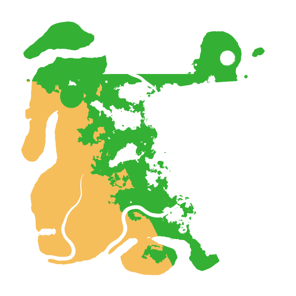 Biome Rust Map: Procedural Map, Size: 3500, Seed: 1709371083